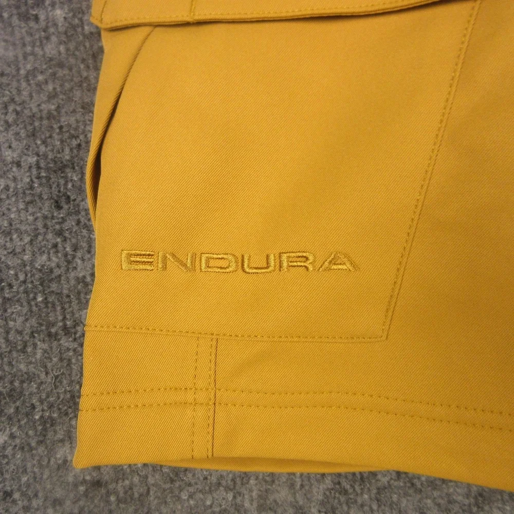 Endura Loop Cargo Cycling Shorts Mens Medium Brown Padded 10 Inseam Pockets‎ MTB